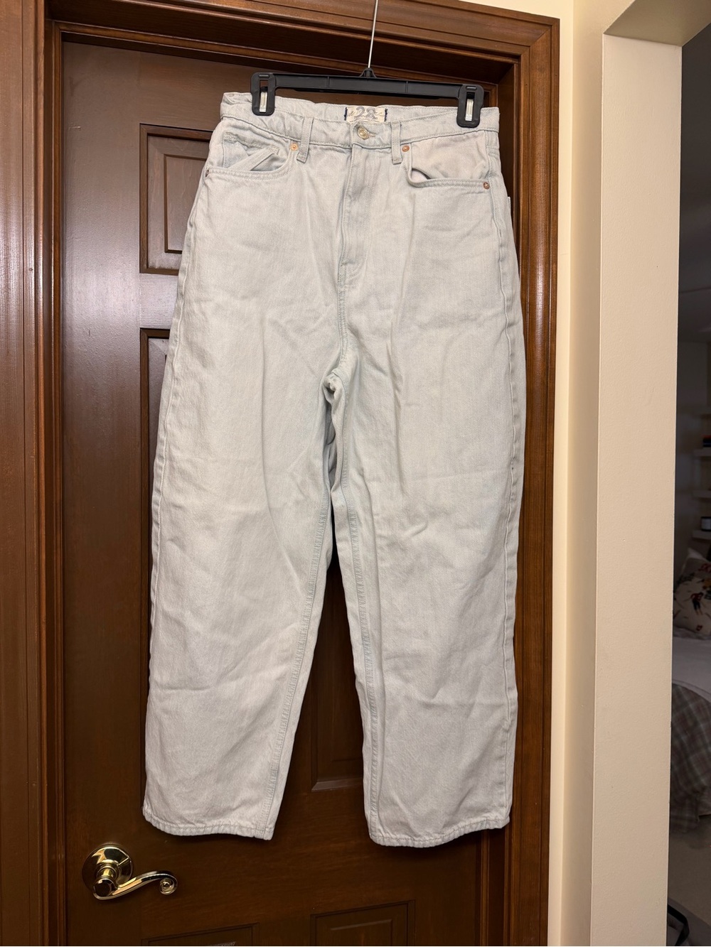 Women’s Free people Light Wash Straight-Leg Jeans